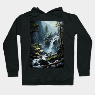 Mountain River Nature Photography Hoodie